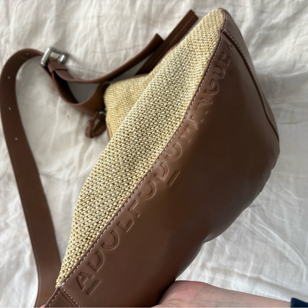 Adolfo Dominguez Crossbody Satchel - Picture 3 of 4